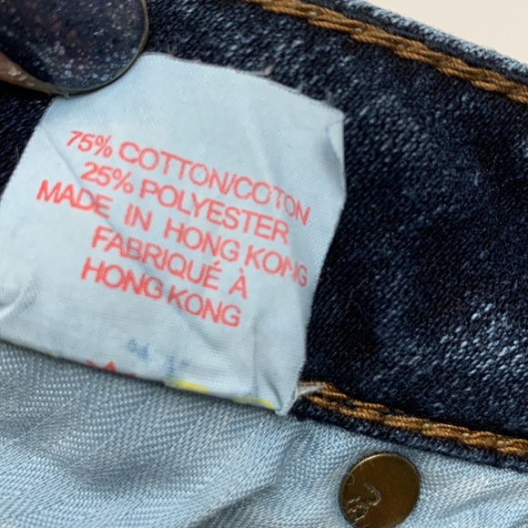 Silver Jeans Aiko Bootcut Size 28 Dark wash denim with stretch - Picture 9 of 13